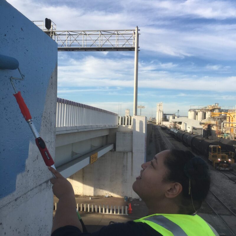 13th St. Train Bridge  – Ellamonique Baccus